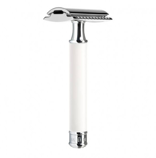 Muhle Safety Razor Closed Comb White R107 G.Salzano's